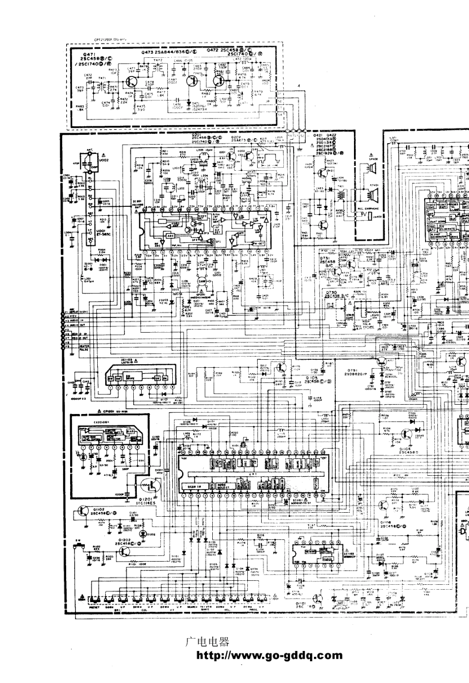 日立CPT-2125彩电电路原理图_日立  CPT2125(01).pdf_第1页