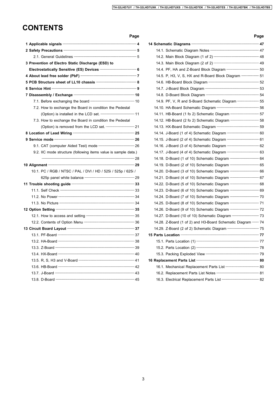 松下TH-32LHD7B液晶电视维修手册和图纸_松下TH-32LHD7B.pdf_第3页