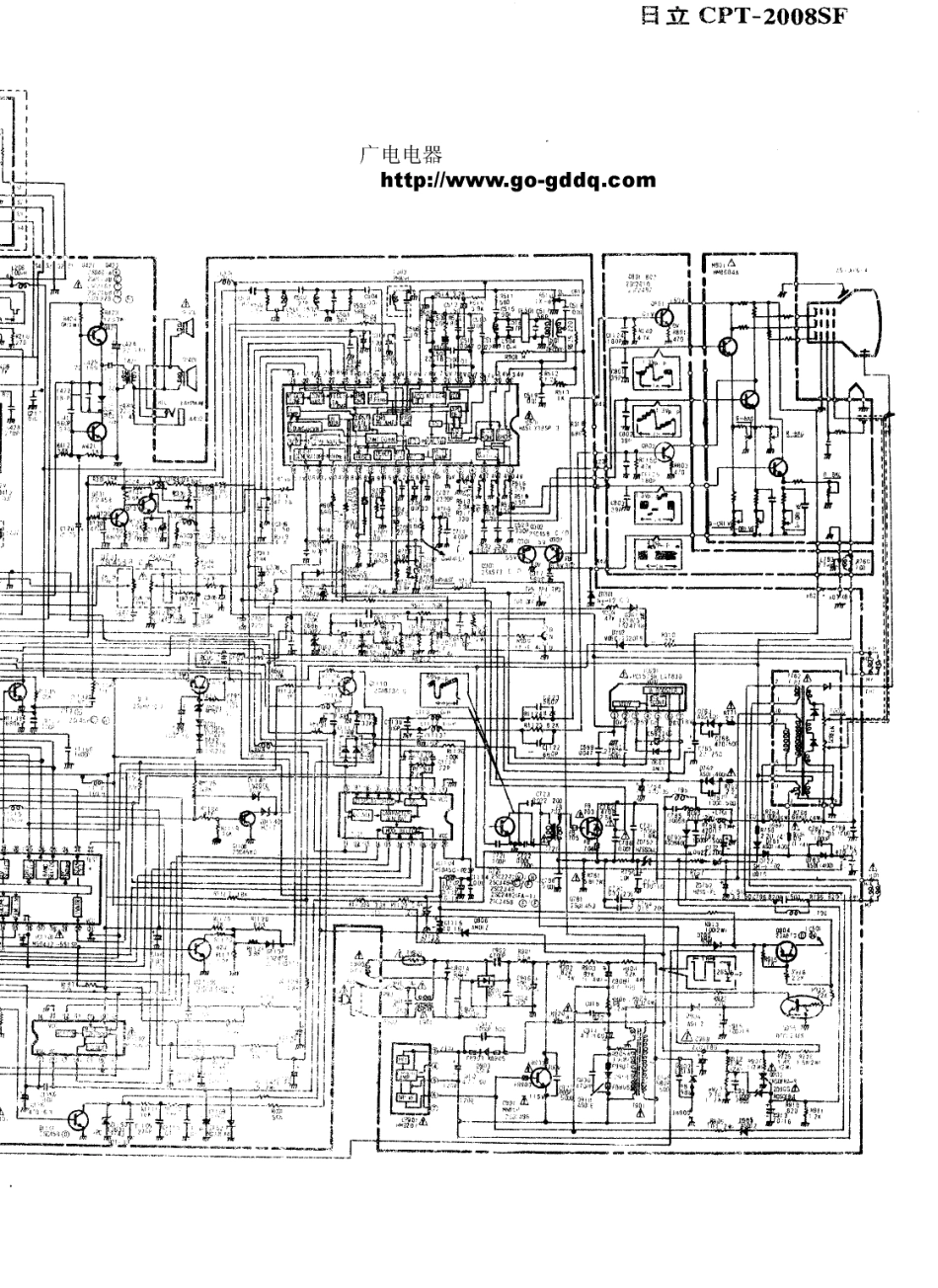 日立CPT-2008SF彩电电路原理图_日立  CPT-2008SF(02).pdf_第1页