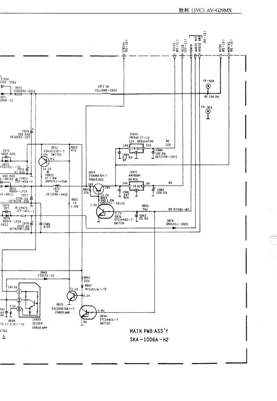 JVC胜利AV-G29MX彩电电路原理图_胜利  AV-G29MX(18).pdf_第1页