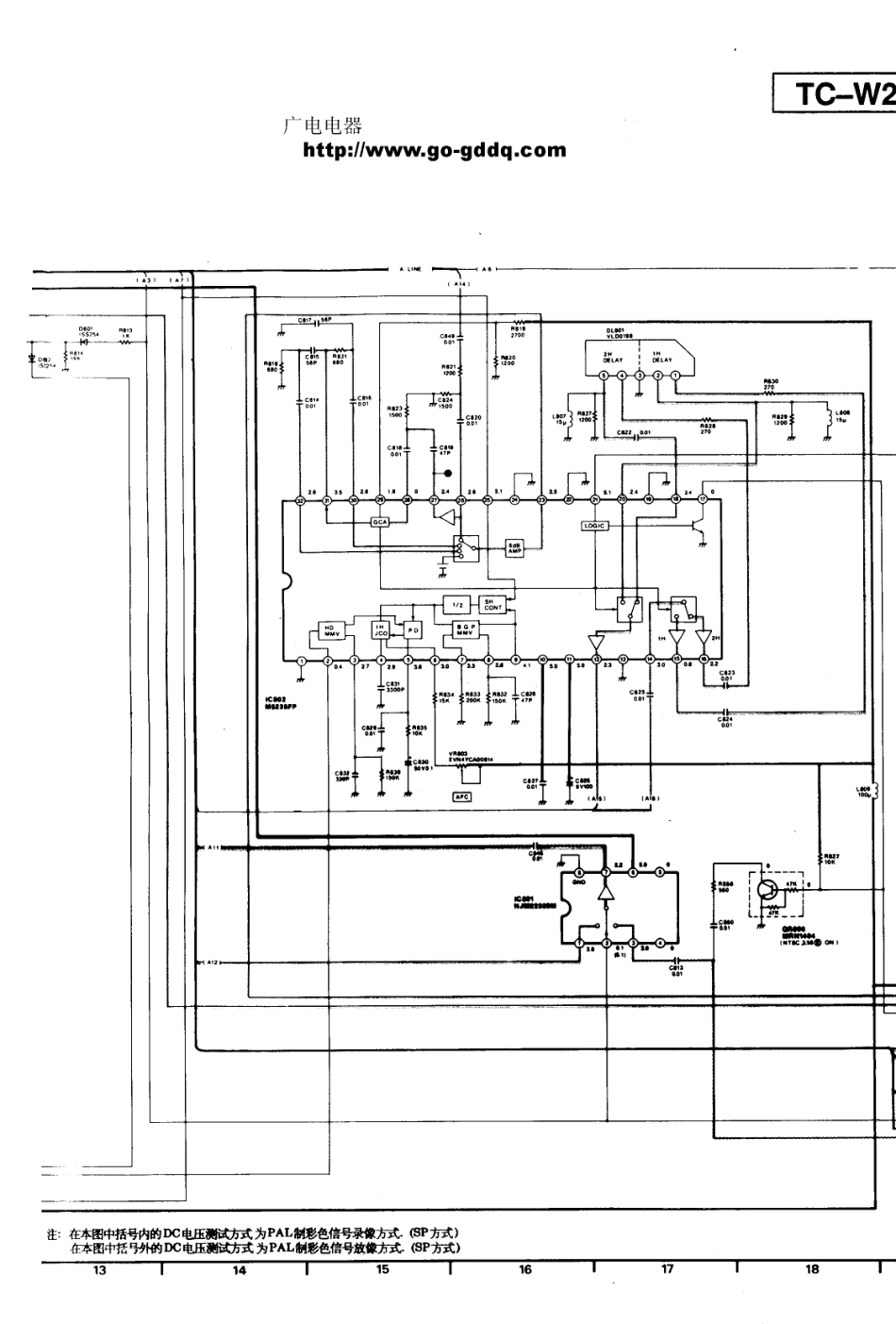 松下TC-W21原理图_松下  TC-W21（C150机芯）(51).pdf_第1页