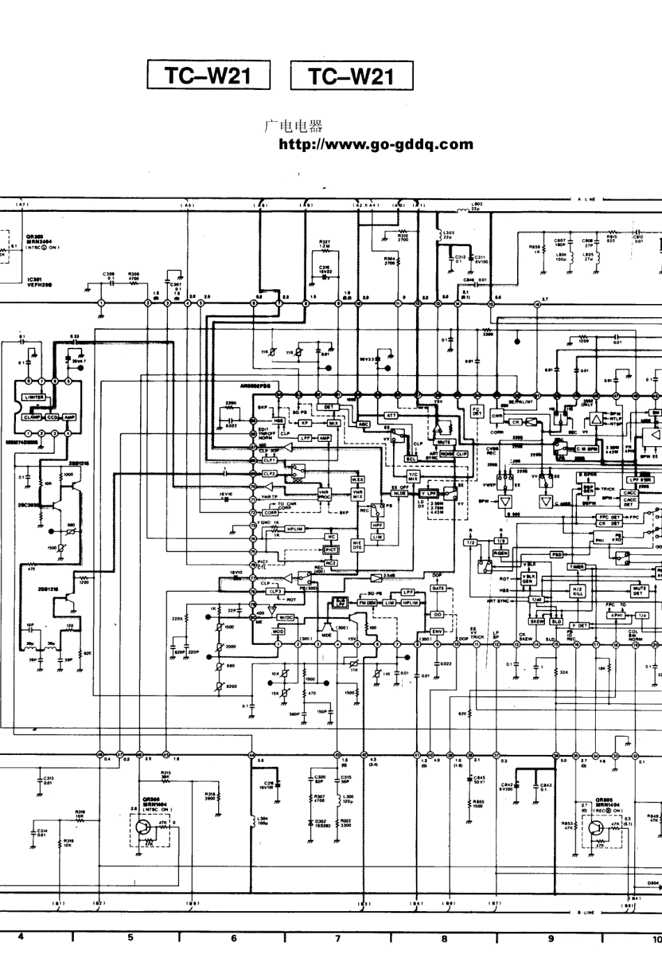 松下TC-W21原理图_松下  TC-W21（C150机芯）(49).pdf_第1页