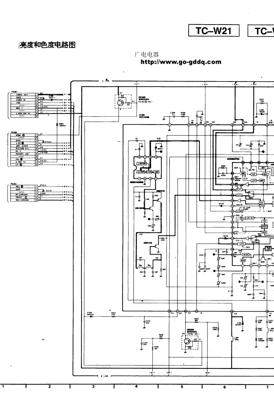 松下TC-W21原理图_松下  TC-W21（C150机芯）(48).pdf_第1页