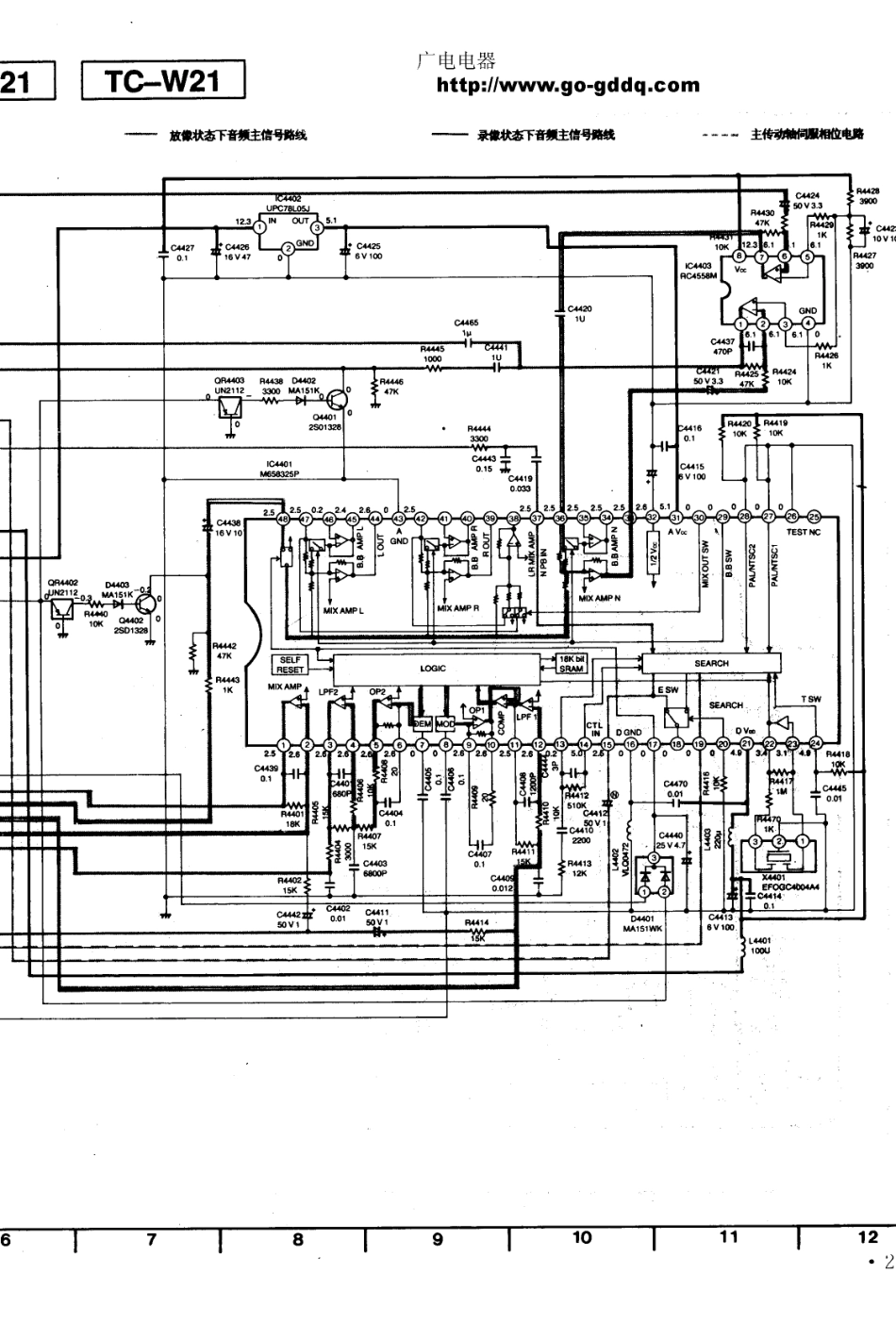 松下TC-W21原理图_松下  TC-W21（C150机芯）(36).pdf_第1页