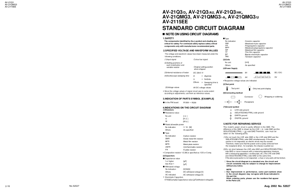 JVC胜利AV-2115EE彩电电路原理图_AV-2115EE.pdf_第2页