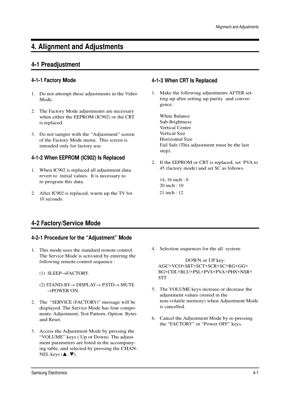 三星CS21D8SX-XTT彩电维修手册和原理图_三星CS21D8SX-XTT.pdf_第3页