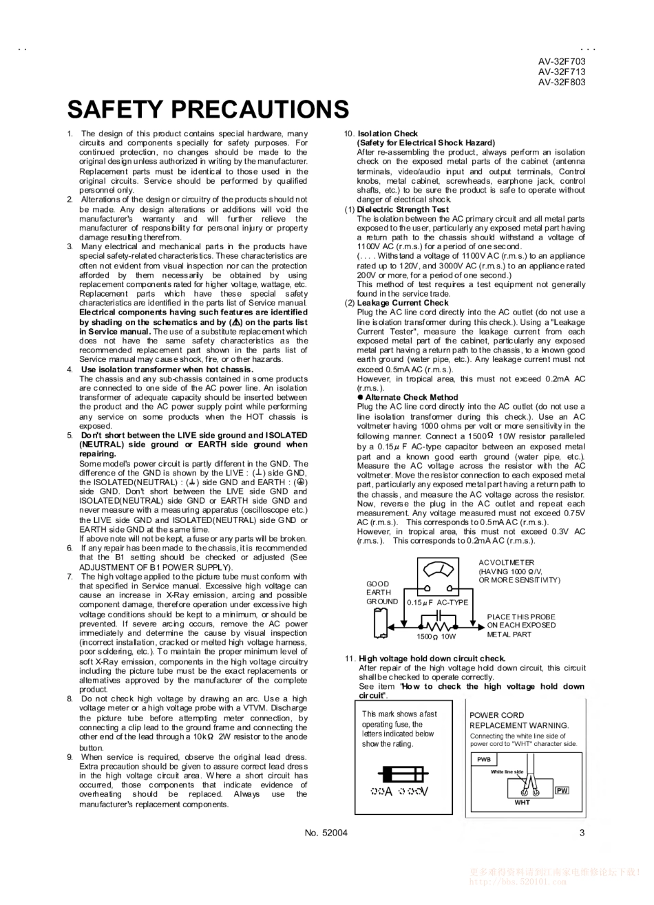 JVC胜利AV32F803彩电维修手册和图纸.pdf_第3页