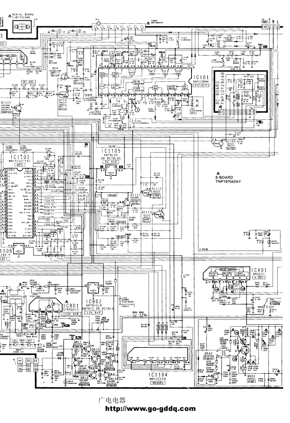 松下TC-D21C彩电原理图_松下  TC-D21C(04).pdf_第1页