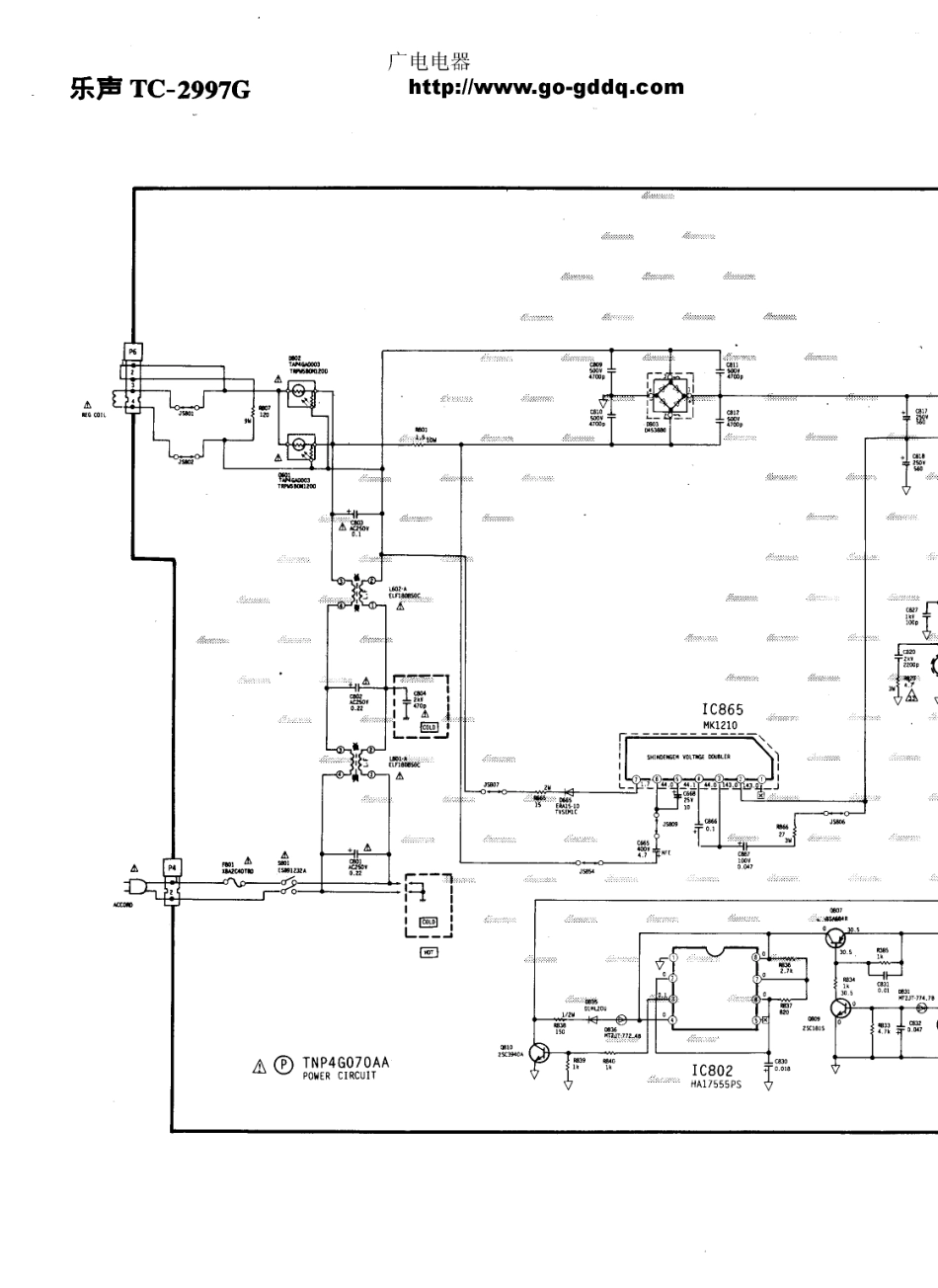 松下TC-2997G原理图_松下  TC-2997G(11).pdf_第1页