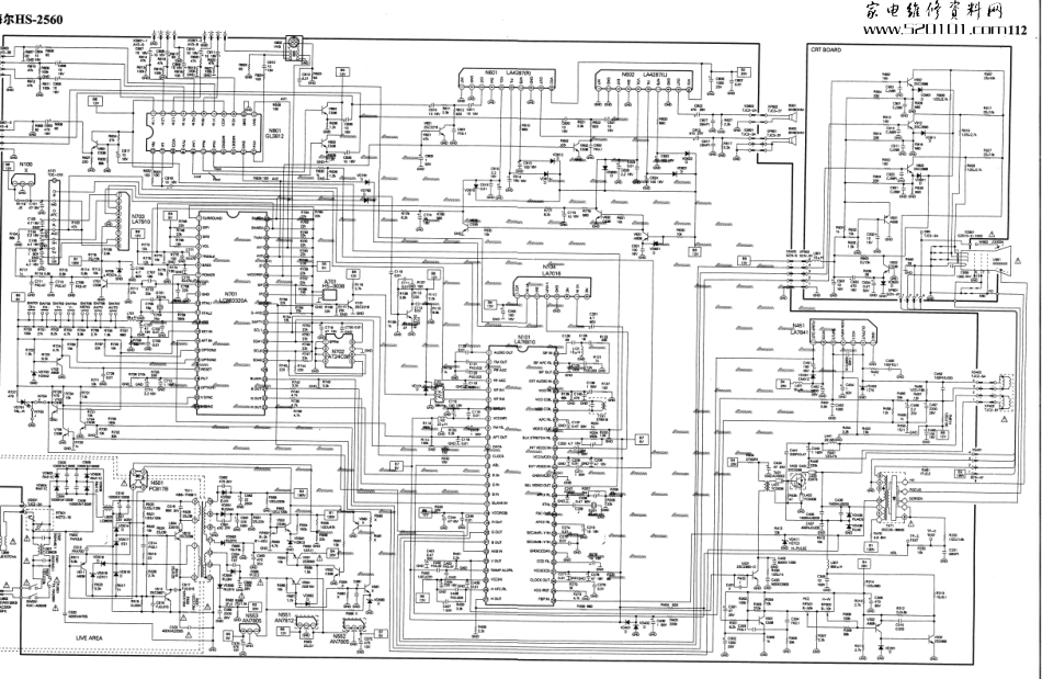 海尔HS2560彩电原理图_海尔HS2560.pdf_第1页