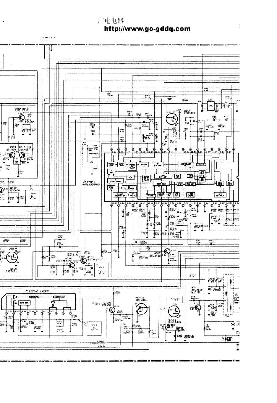 日立CMT3300彩电原理图_日立  CMT3300(06).pdf_第1页