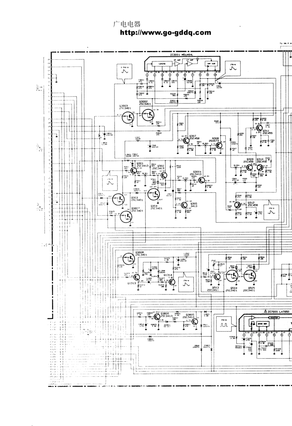 日立CMT3300彩电电路原理图_日立  CMT3300(05).pdf_第1页