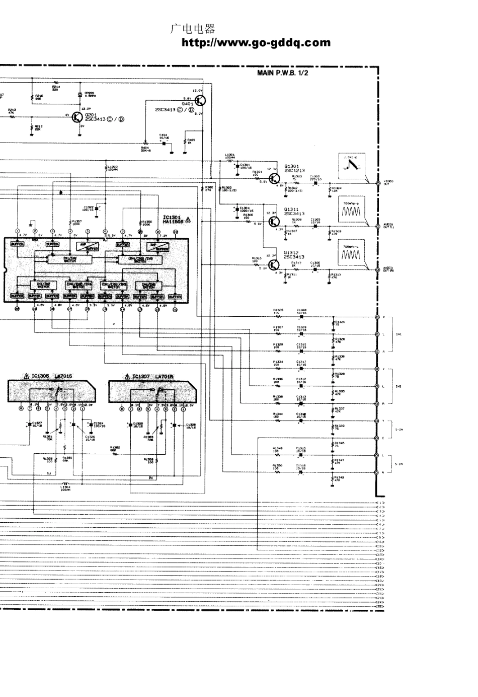 日立CMT3300彩电电路原理图_日立  CMT3300(04).pdf_第1页