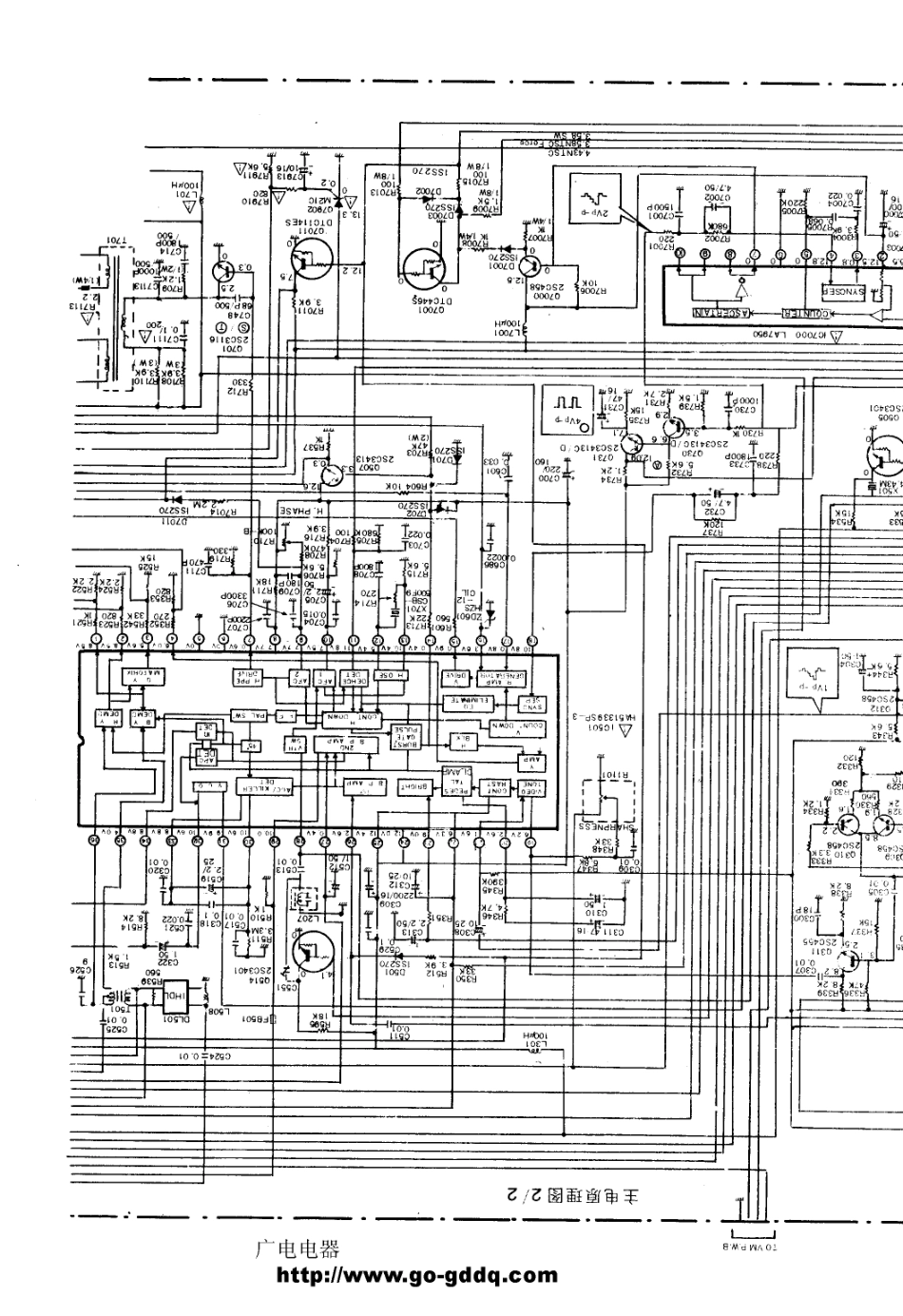 日立CMT-3300彩电电路原理图_日立  CMT-2900、CMT-3300(08).pdf_第1页