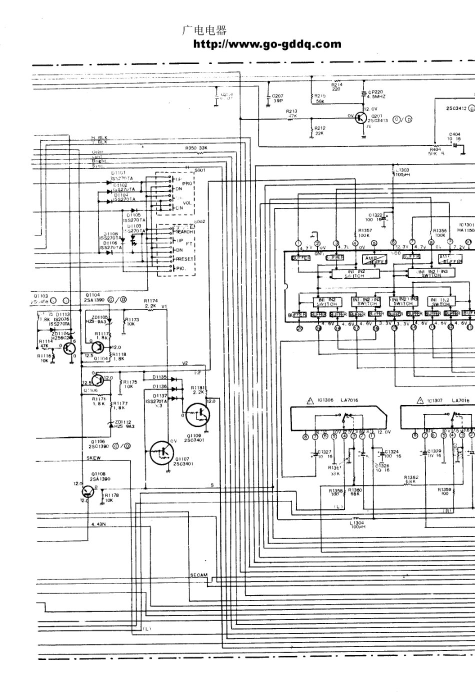 日立CMT-3300彩电电路原理图_日立  CMT-2900、CMT-3300(05).pdf_第1页