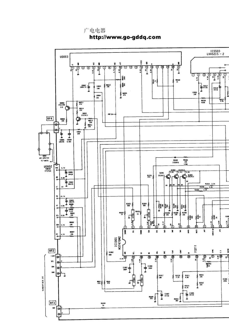 日立CMT2998VP-K彩电电路原理图_日立  CMT2998VP、CMT2998VP-K、CMT2998VPN(13).pdf_第1页