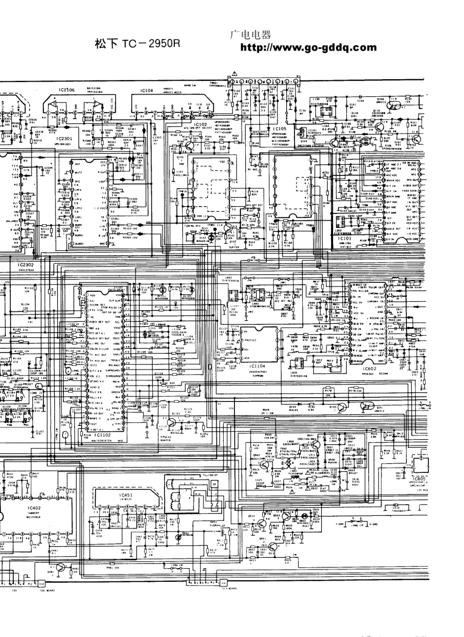 松下TC-2950R原理图_松下  TC-2950R(04).pdf_第1页