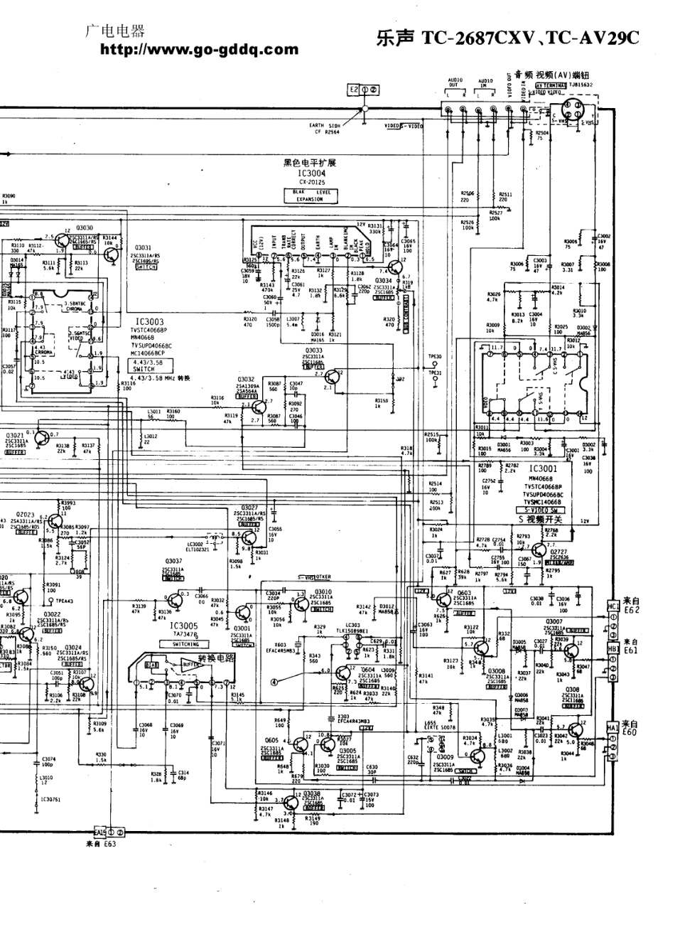 松下TC-2687CXV原理图_松下  TC-2687CXV、TC-AV29C(04).pdf_第1页