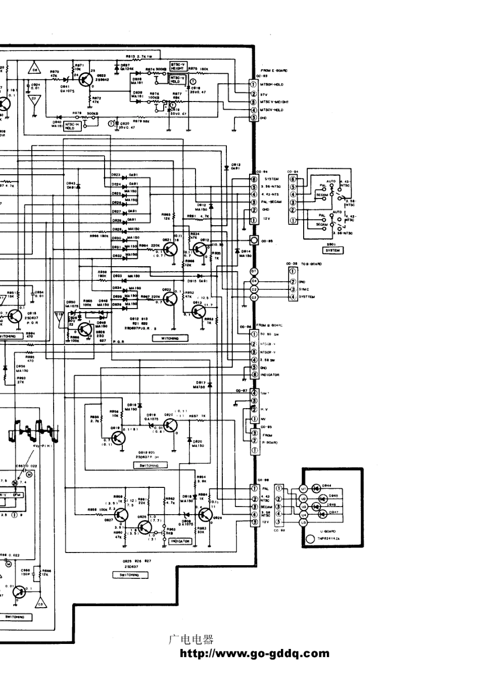 松下TC-2610D原理图_松下  TC-2610D(08).pdf_第1页