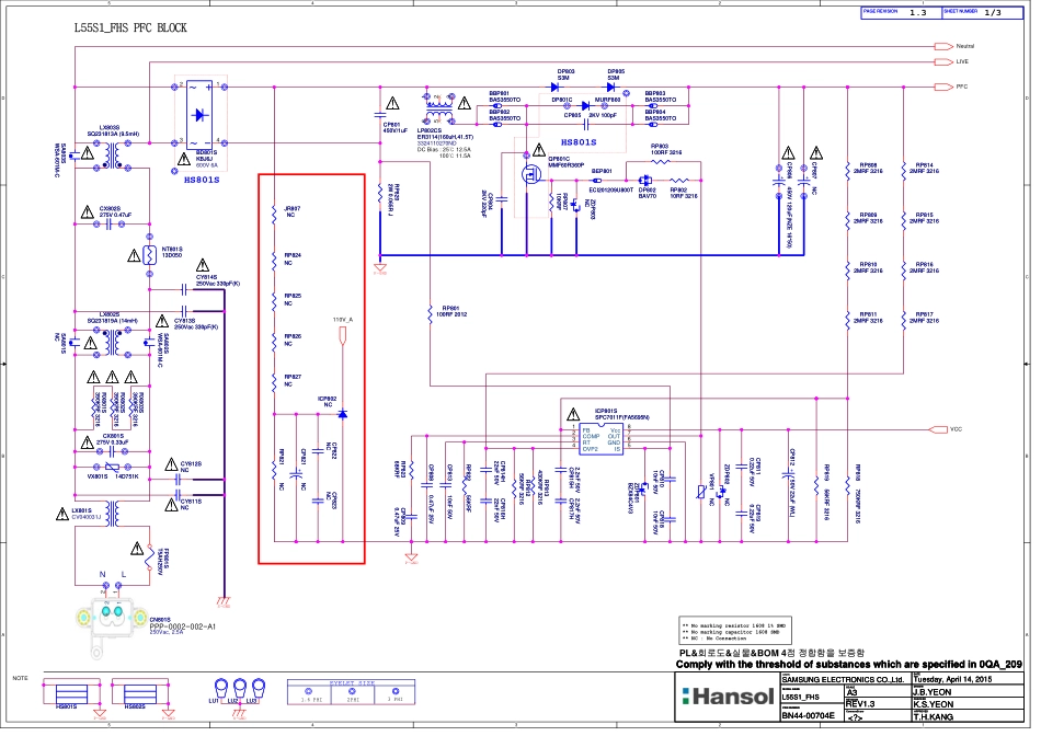 三星BN44-00704A电源板电路原理图.pdf_第1页