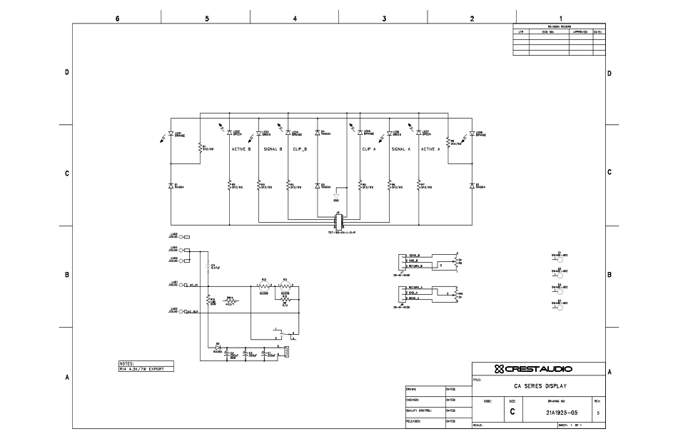 高峰CREST AUDIO CA12 SCH功放电路图.pdf_第1页