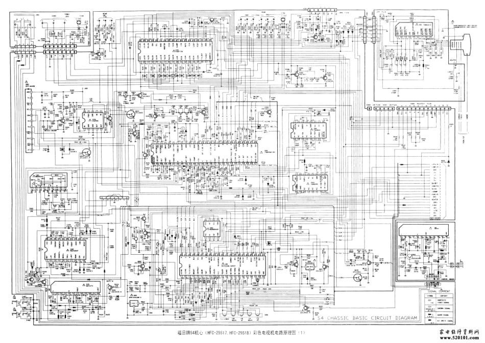 福日HFC-29S17彩电（M37221M6-065SP TDA8362 STRS6709 S4机芯）电路原理图.pdf_第1页