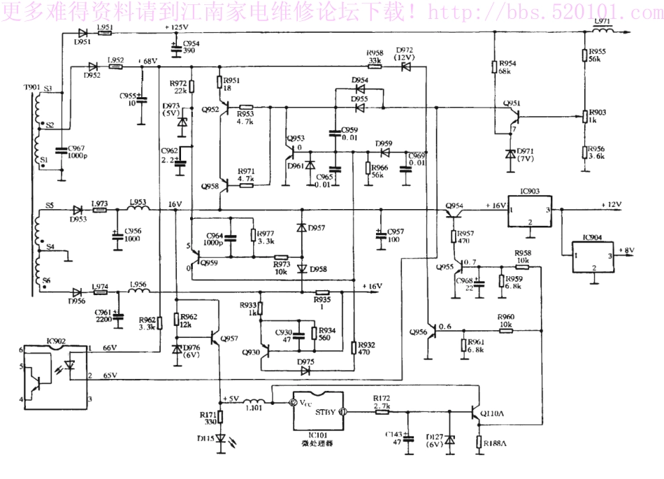 福日HFC-29P70彩电电路原理图_furi_HFC-29P70.pdf_第3页