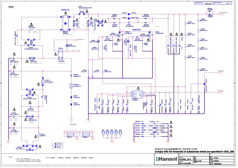 三星BN44-00428B电源板电路原理图.pdf_第1页