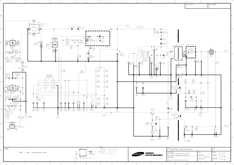 三星BN44-00351A电源板电路图.pdf_第1页