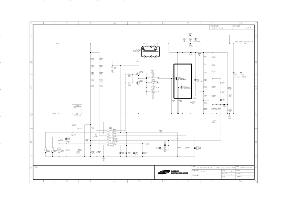三星BN44-00161A电源板电路图.pdf_第1页