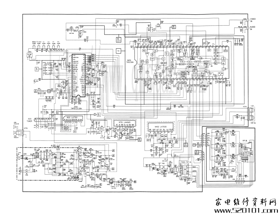 海尔HS-2129(87CK38N+TB1238)原理图_海尔 HS-2129(87CK38N+TB1238).pdf_第1页