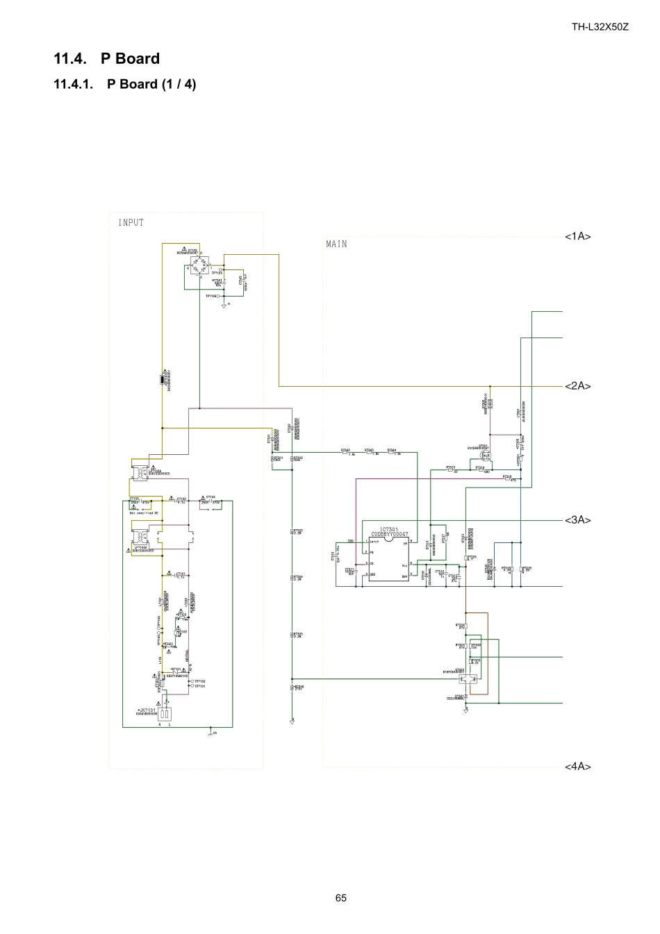 松下TH-L32X50Z液晶电视(进口机型)电源板电路图.pdf_第1页