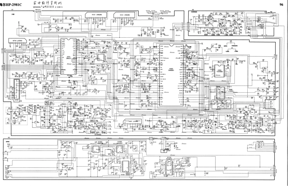 海尔HP-2981C(Z86227+OM8361机芯)原理图_海尔 HP-2981C(Z86227+OM8361).pdf_第1页