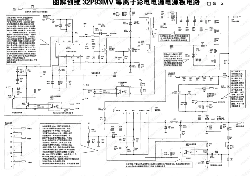 创维32P93MV等离子电视电源板电路图.pdf_第1页