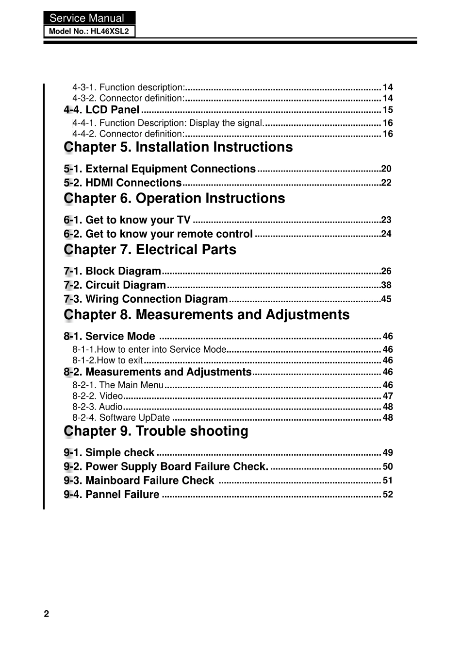 海尔HL46XSL2B液晶电视维系手册.pdf_第3页