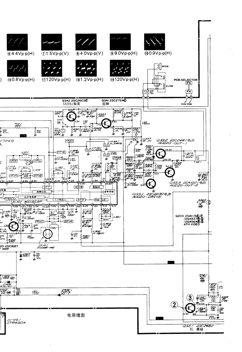 三菱CT-2032彩电电路原理图_三菱  CT-2032HD(02).pdf_第1页