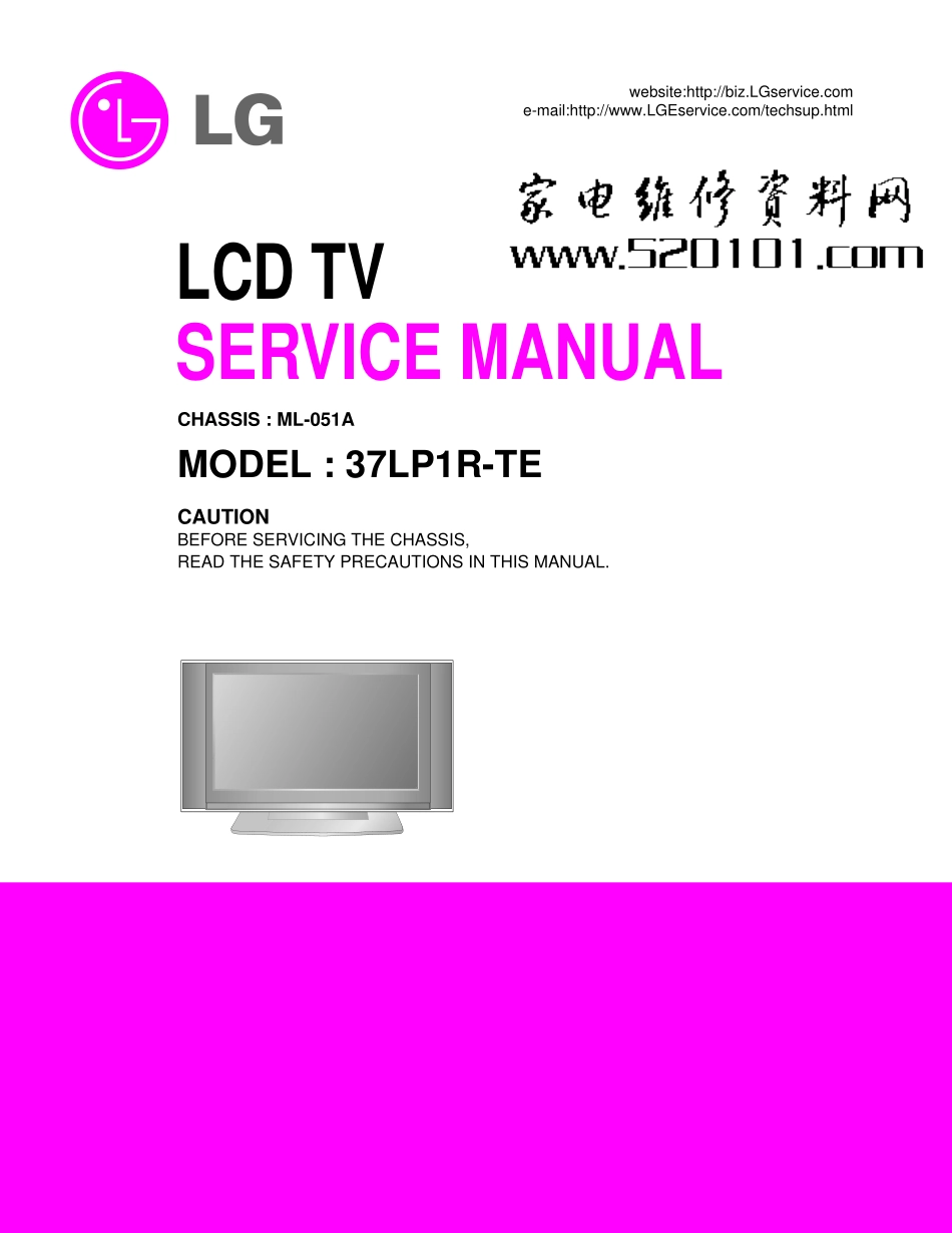 LG 37LP1R液晶电视原理图_LG 37LP1R液晶.pdf_第1页