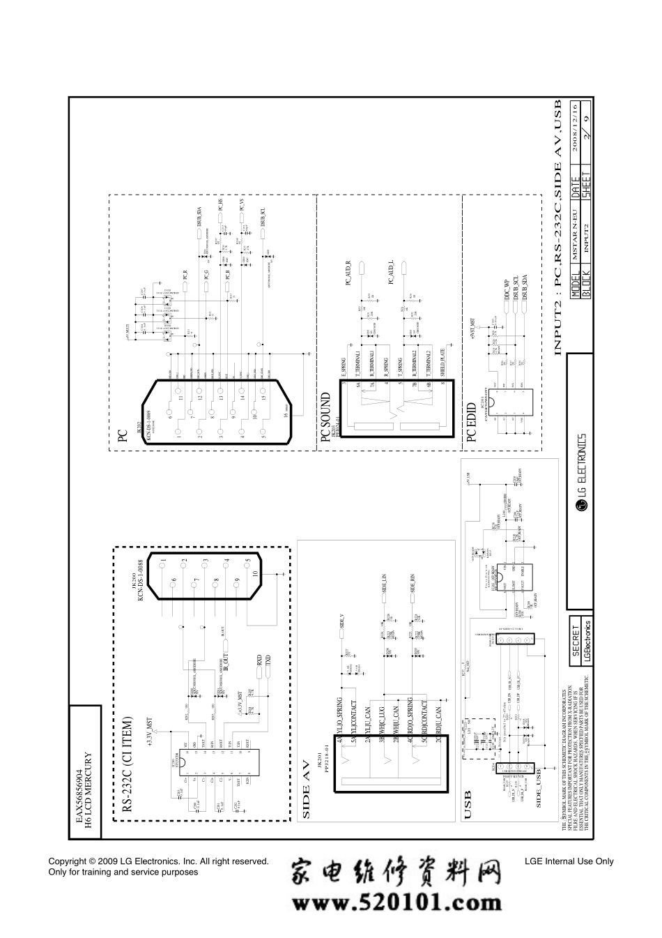 LG 32LH20R  32LH20R-CA液晶基板 LP91A电路原理图.pdf_第2页