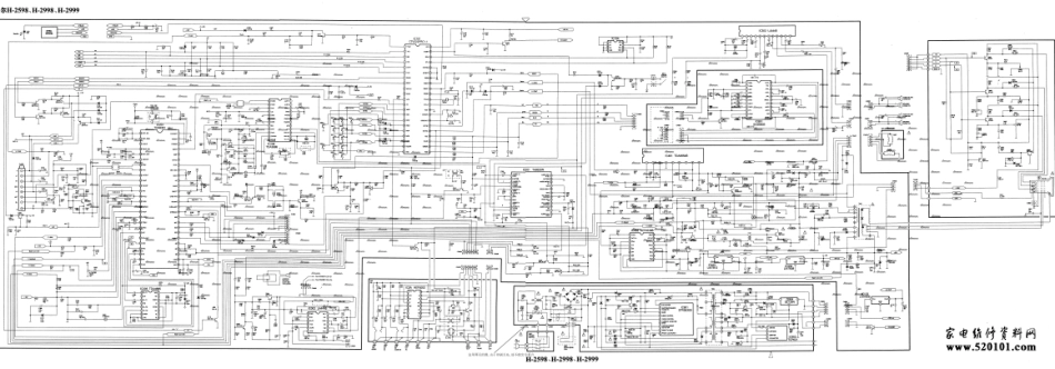 海尔H2999彩电（CTV222PRC1.1 TDA8361）电路原理图.pdf_第1页