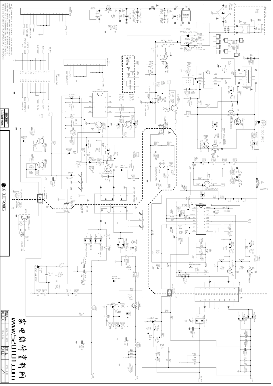 LG 32LG30R液晶电视电源板原理图.pdf_第1页