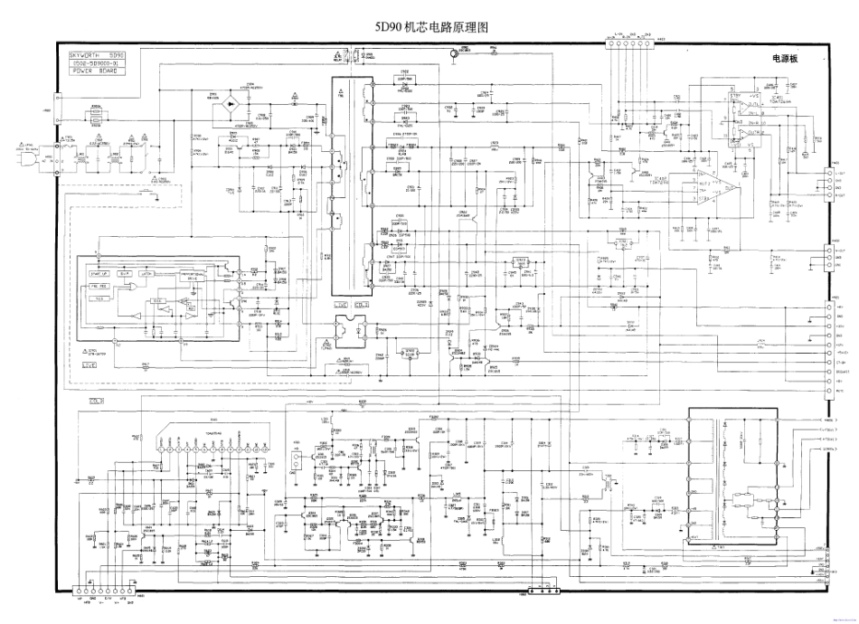 创维29T62D1彩电（5D90机芯）电路原理图.pdf_第1页