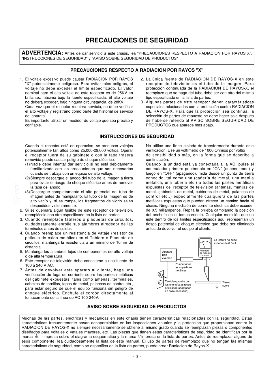 LG 29FS4RK彩电维修手册和原理图_LG 29FS4RK.pdf_第3页