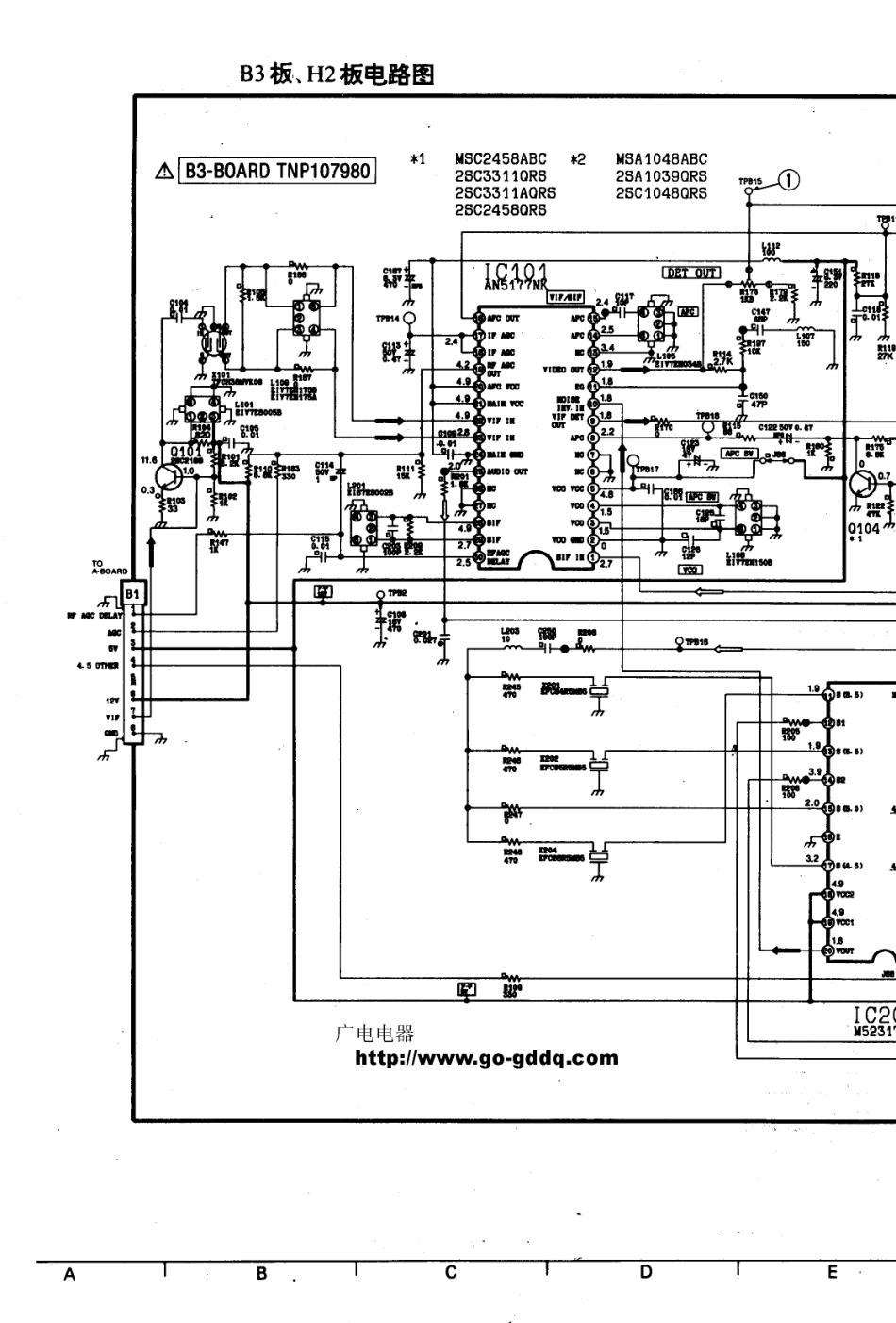 松下TC-29GF15R彩电图纸_松下  TC-29GF15R（M17机芯）(30).pdf_第1页