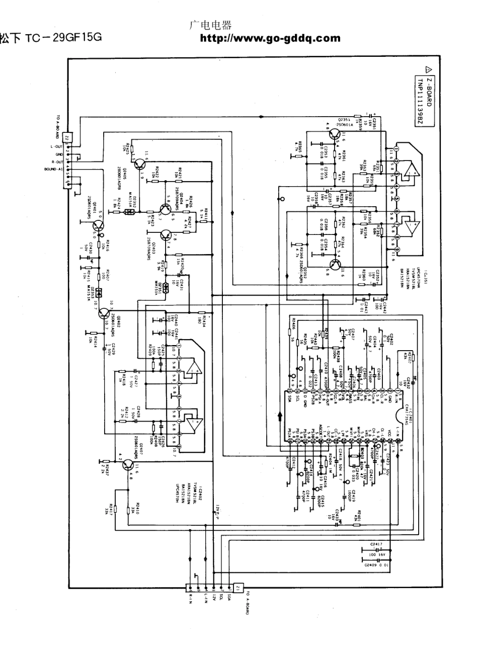 松下TC-29GF15G彩电图纸_松下  TC-29GF15G(28).pdf_第1页