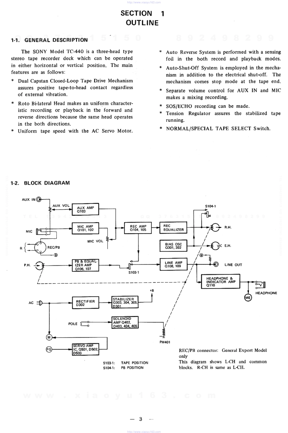 索尼SONY TC-440电路图.pdf_第3页