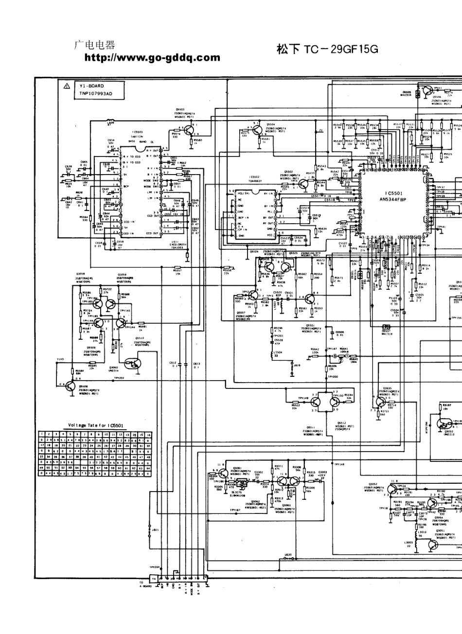 松下TC-29GF15G彩电图纸_松下  TC-29GF15G(09).pdf_第1页