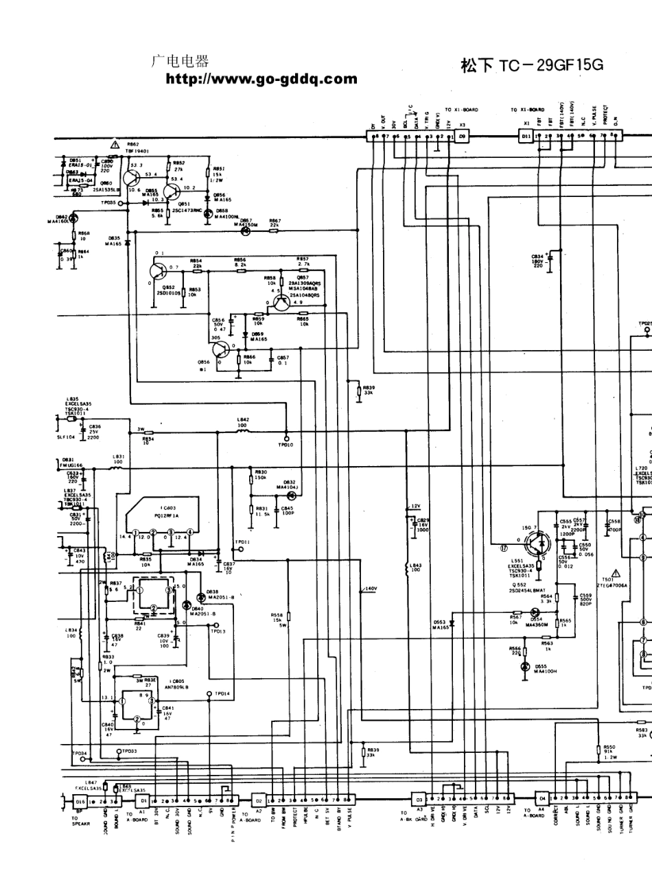 松下TC-29GF15G彩电图纸_松下  TC-29GF15G(03).pdf_第1页