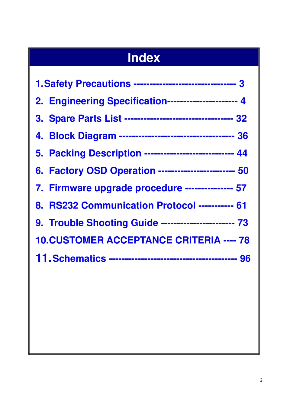 明基PB6100投影机维修手册_BENQ_PB6100.pdf_第2页