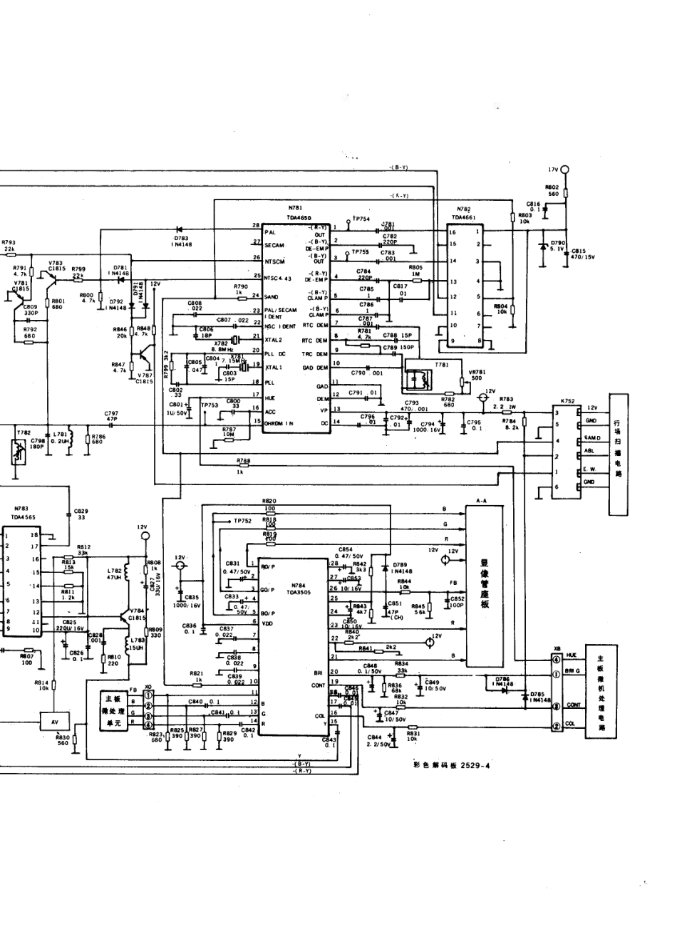 美乐M2568彩电电路原理图_美乐  M2529A、M2568、M2929B(02).pdf_第1页