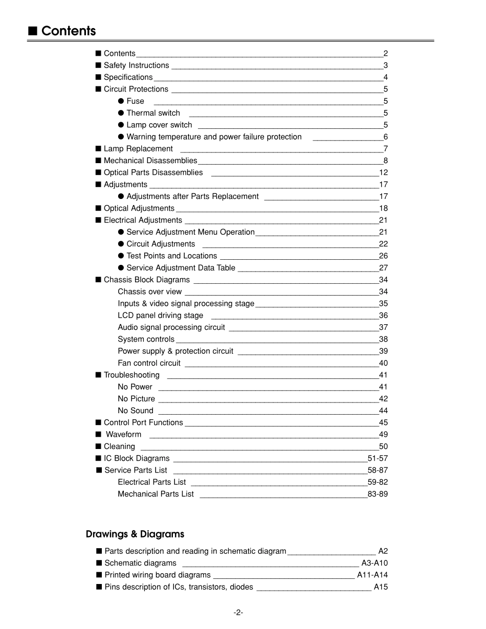 BOXLIGHT宝莱特CP-320tA投影机维修手册_baolaite_CP-320tA.pdf_第2页